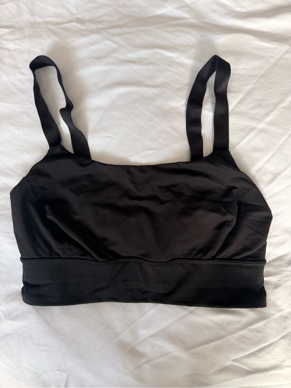 lululemon athletica Black Supportive Bralette - Minimalist Strappy Design